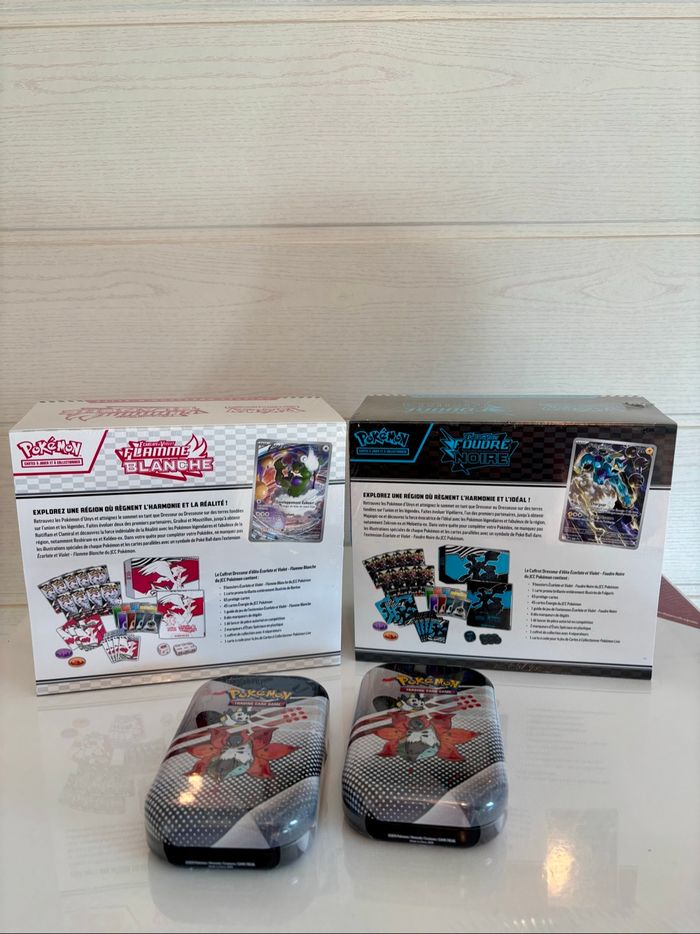 Lot ETB et Tin Pokémon 10.5 - photo numéro 3