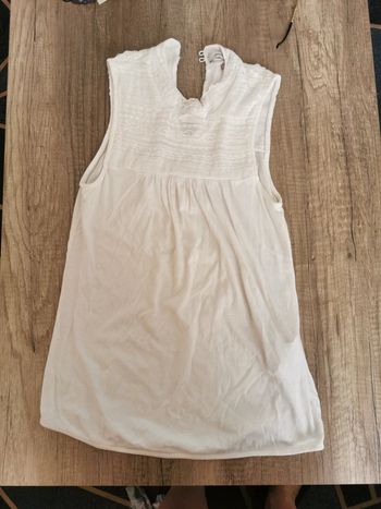 Blouse débardeur blanc