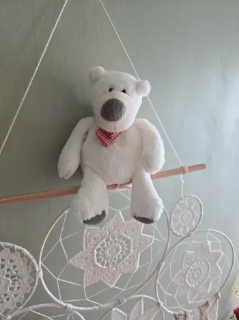 🎩 peluche ours blanc 🎩
