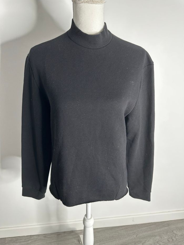 Sweatshirt pull noir décolleté dans le dos Cheap Monday Neuf t34 xS - photo numéro 6