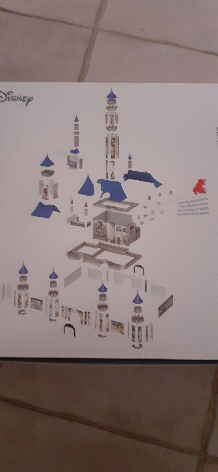 Puzzle 3D Le château de Disney 312 pièces - photo numéro 5