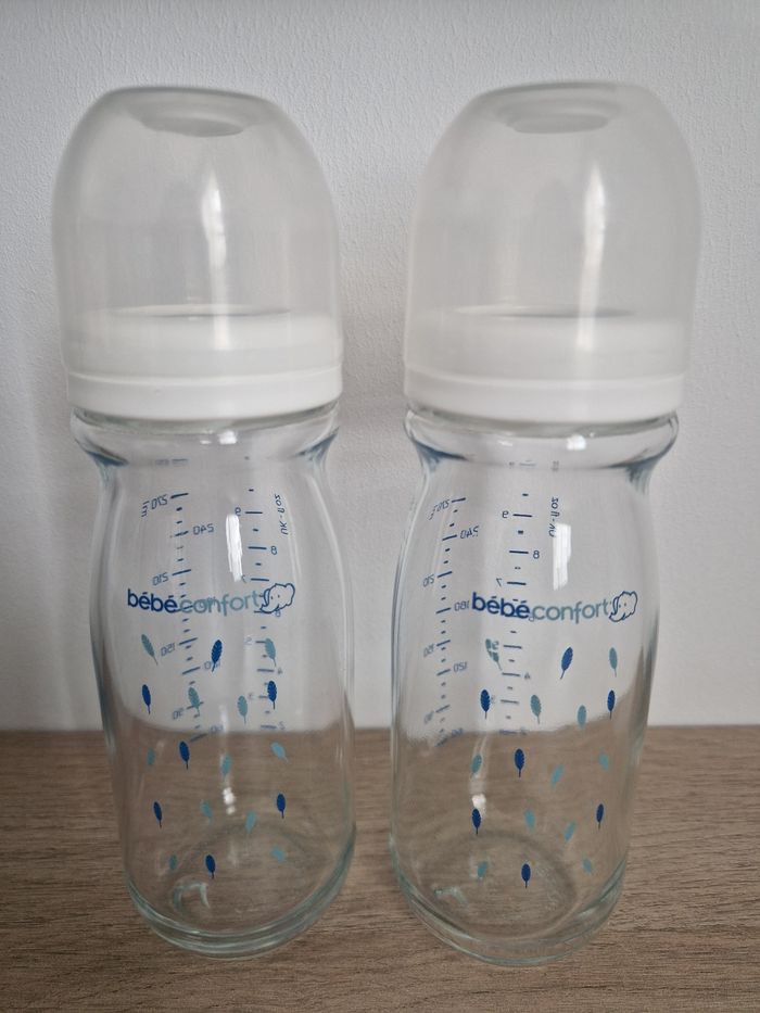 Lot de 4 biberons en verre bébé confort - photo numéro 2