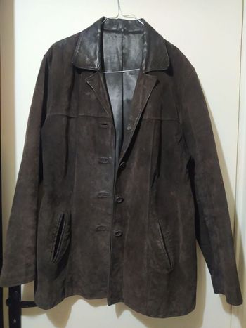 Veste en cuir véritable