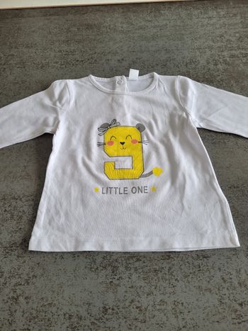 Tee-shirt  - 12 mois -