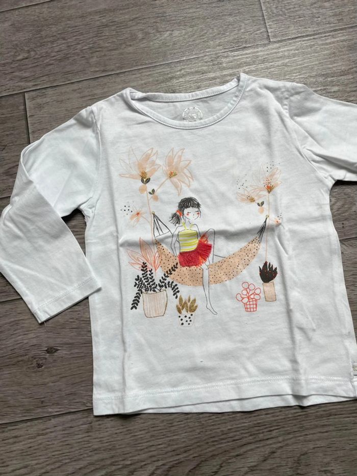 Tshirt manches longues 3 ans la compagnie des petits Impeccable