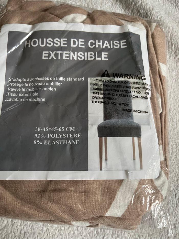 Housse de chaise extensible Neuf - photo numéro 2