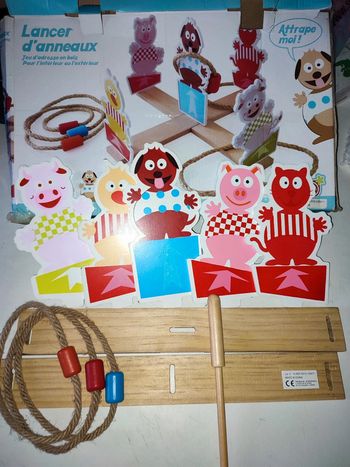 Jeu lancer d'anneaux