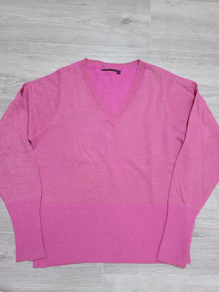 Pull rose pailleté 42/44 - photo numéro 2
