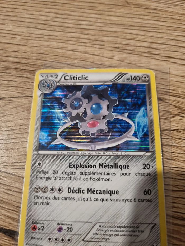 Carte pokémon cliticlic holo 77/108 année 2012 - photo numéro 2