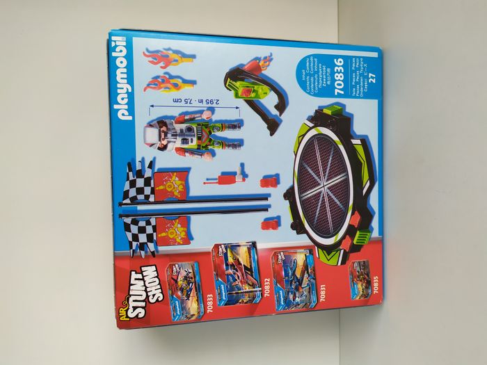 Figurine Playmobil Air stunt show 70836 27 pcs neuf boite scellé - photo numéro 3