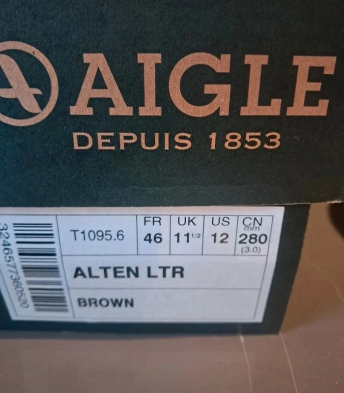 Aigle chaussures marche randonnée basse waterproof P.46 neuves - photo numéro 10