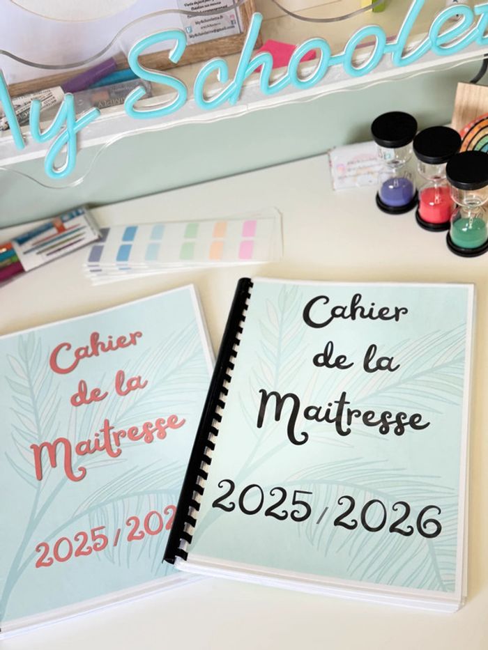 Cahier Enseignant(e) rentrée 2025 /2026 Format PDF - photo numéro 2
