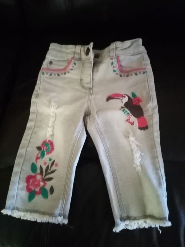 Pantacourt and en jean