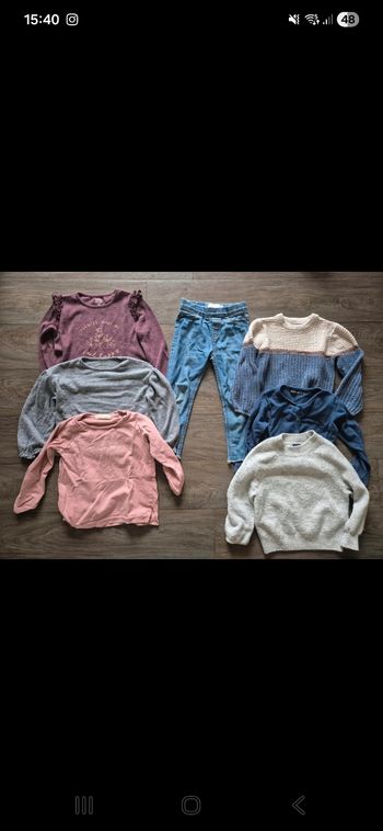 Lot vêtements fille 4 ans