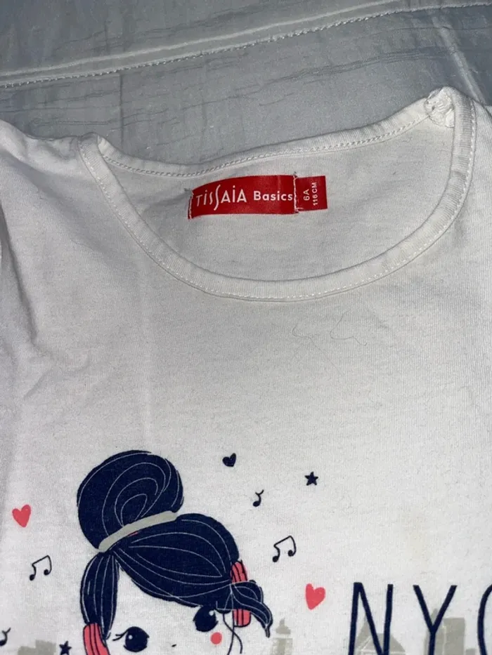 Lot de 2 tshirt fille manches courtes - photo numéro 5