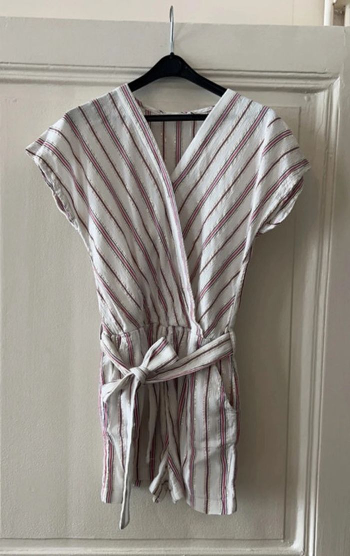Combishort manches courtes avec bandes lurex 10 ans - Monoprix Teens - photo numéro 2