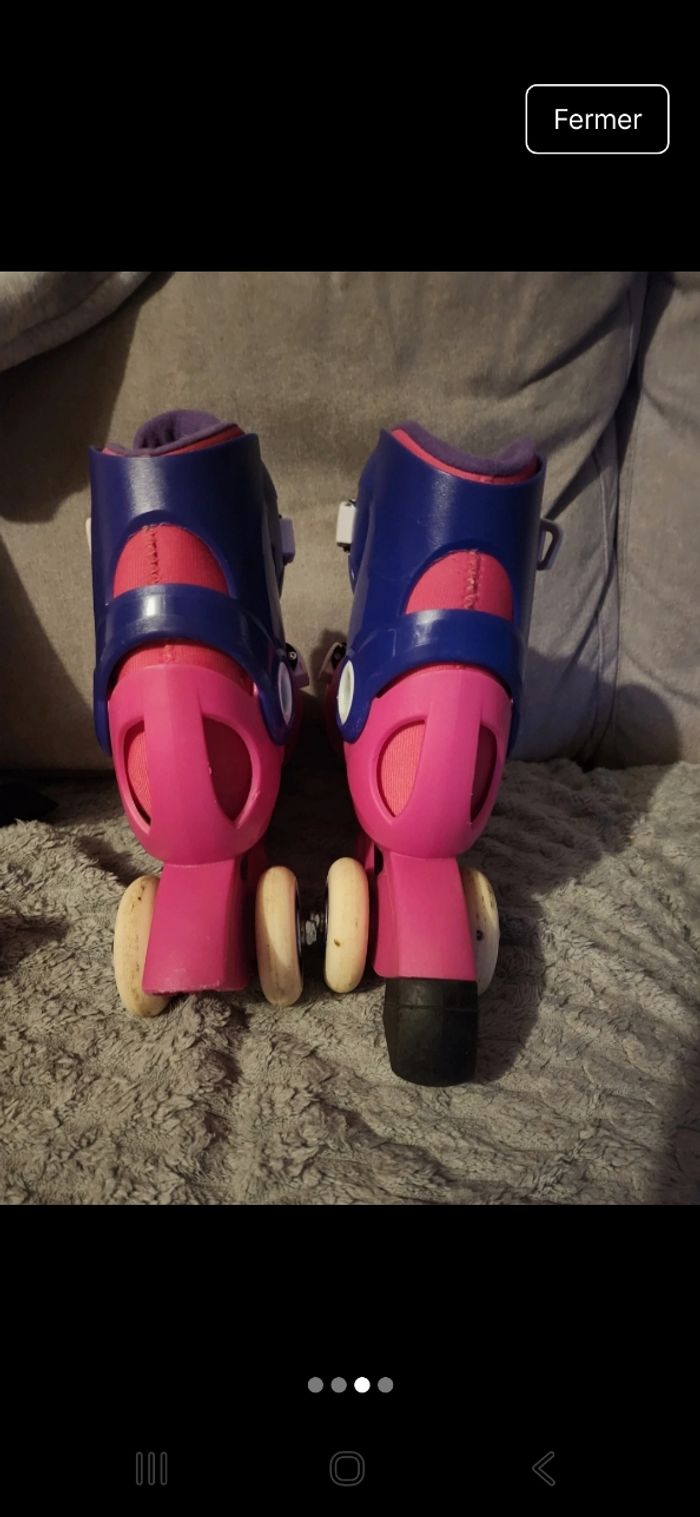 Rollers pointure 32 + protections + casque - photo numéro 3