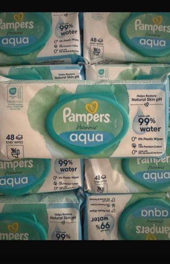 Lingettes Pampers Harmonie Aqua
