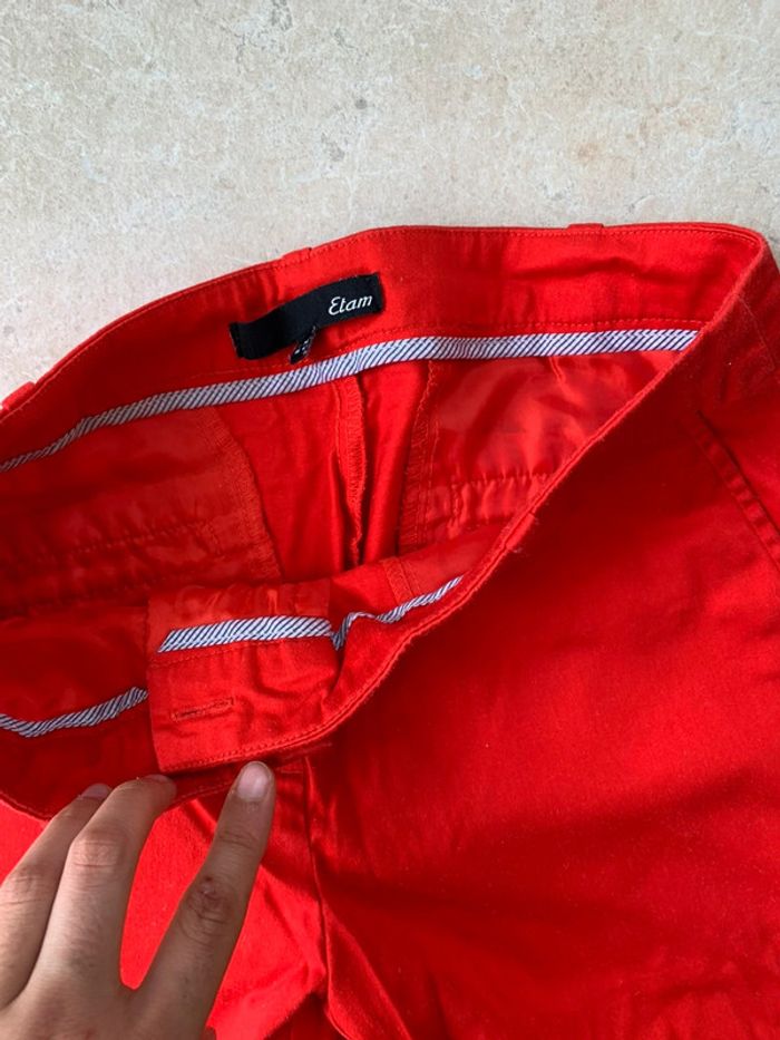 Pantalon chino rouge - photo numéro 4