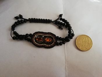 Magnifique bracelet soutache ci réglable