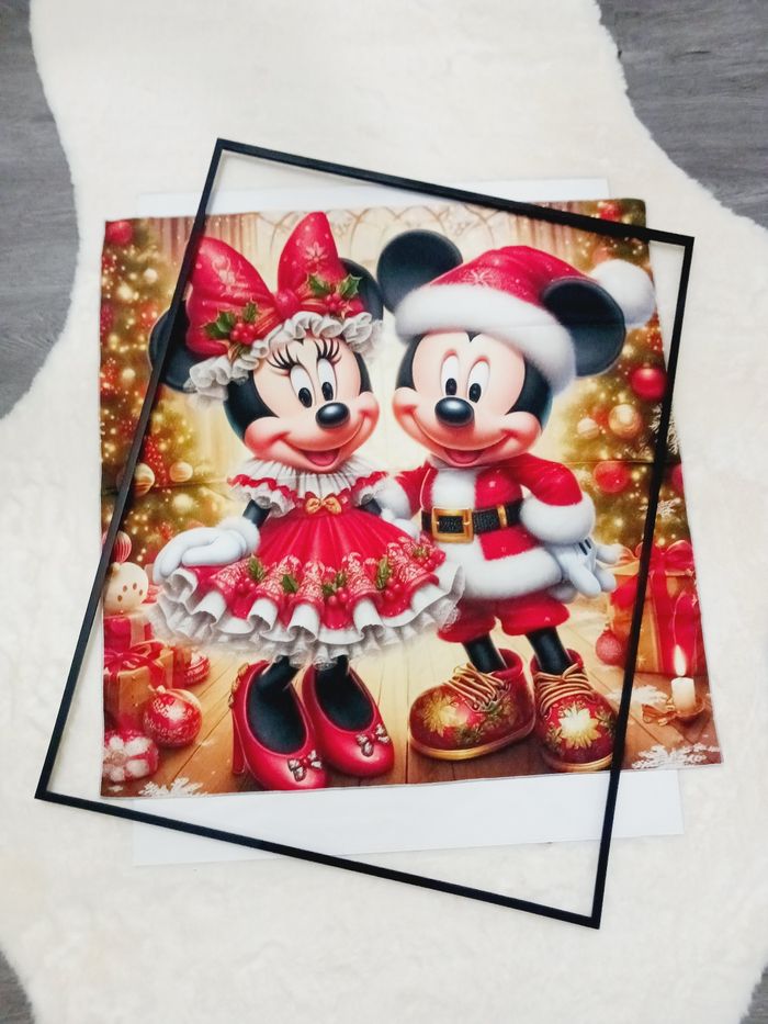 Decoration murale Impression sur toile tissus 70x70 neuf à encadrer