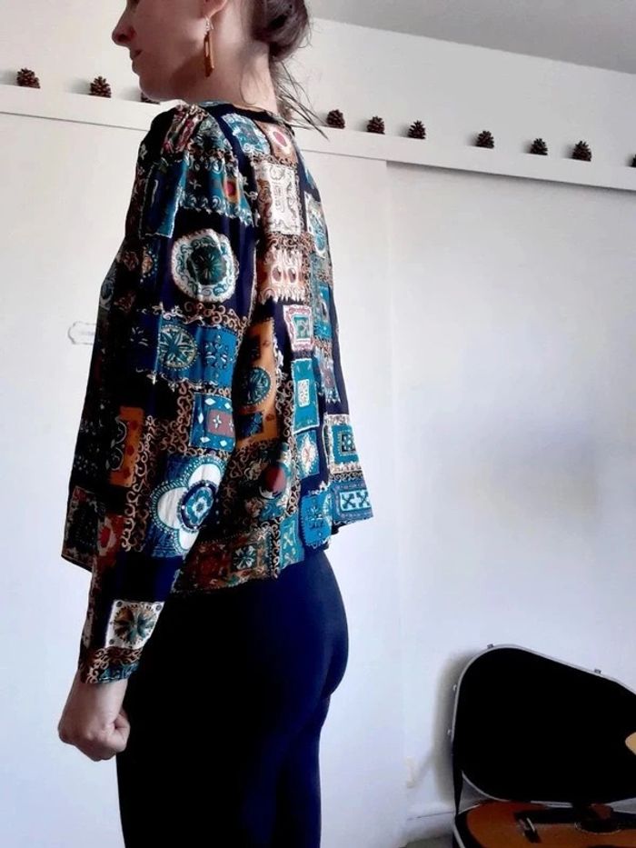 Blouse vintage & rare modèle taille 34/36 - photo numéro 3