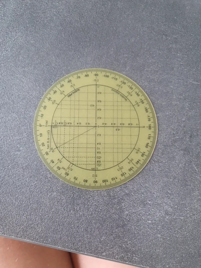 Cercle trigonométrique