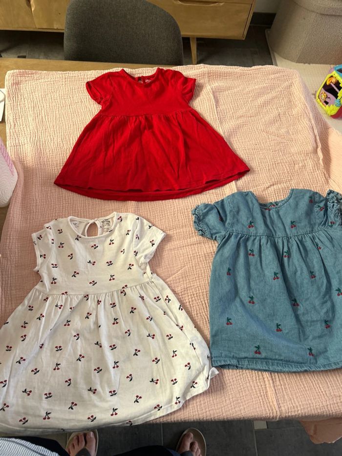 Lot de 3 robes  kiabi