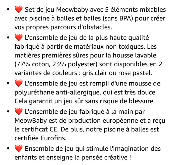 Meowbaby module en mousse - photo numéro 2