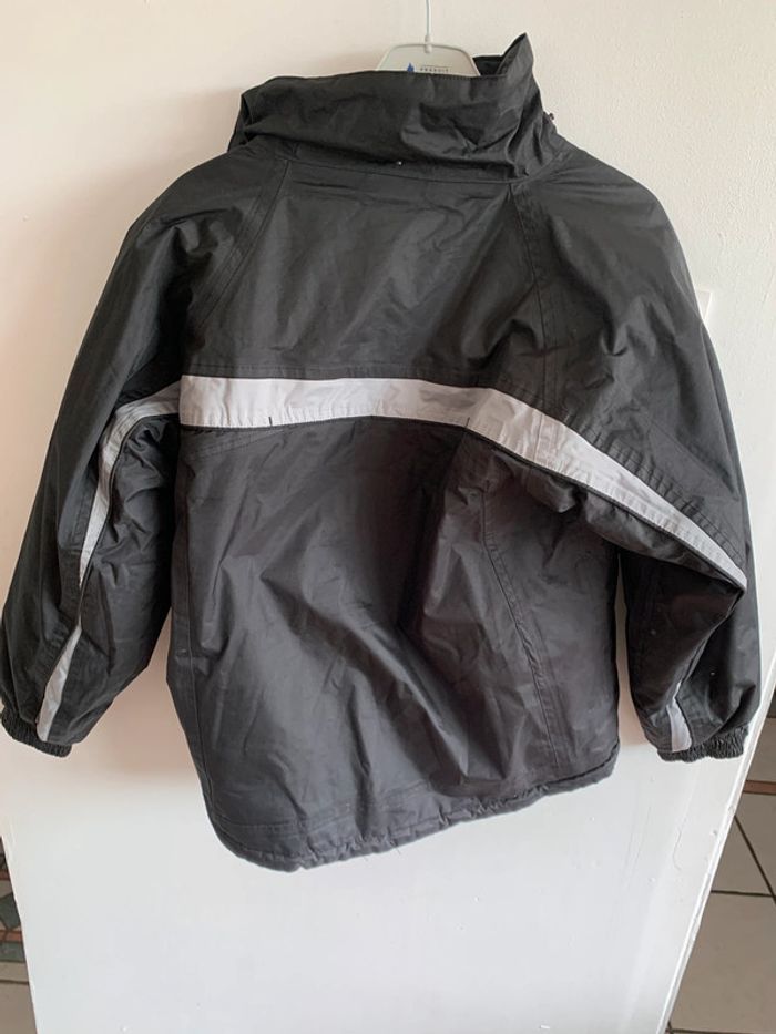 Parka blouson doublé hiver Trespass 9/10 ans noir et gris waterproof neige eau vent - photo numéro 11