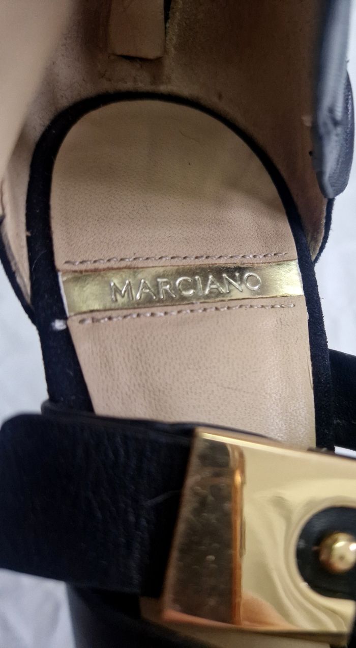 Escarpins  / chaussures à talons  , femme , Marciano  , cuir  , taille 38 - photo numéro 6