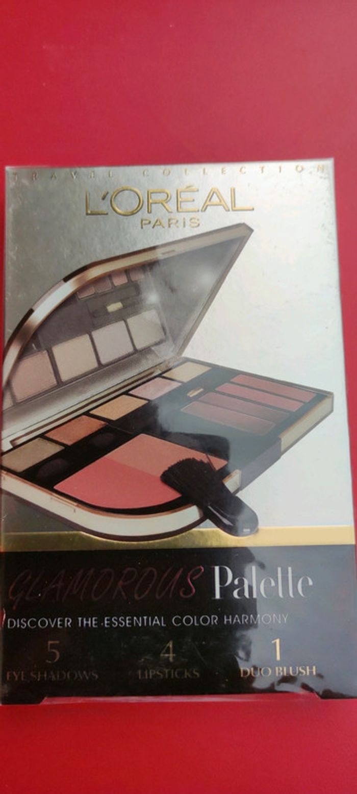 Magnifique pallette de maquillage Glamourous pallette de la marque L'Oréal - photo numéro 2