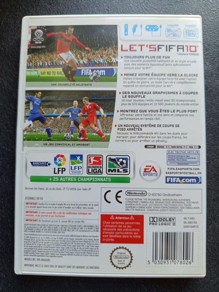 Nintendo - Wii - Fifa 10 - photo numéro 2