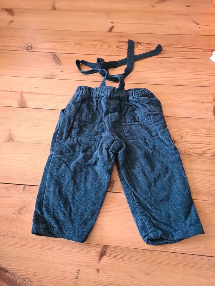 Pantalon velours à bretelles - photo numéro 2
