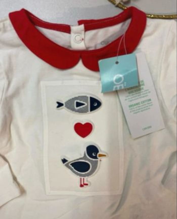 T-shirt bébé fille - neuf - Obaïbi - Taille 6 mois - photo numéro 5