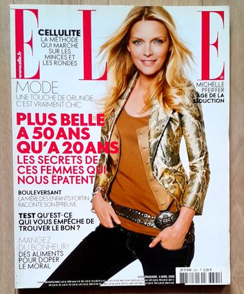 Magazine Elle n°3301 avril 2009 spécial Michelle Pfeiffer