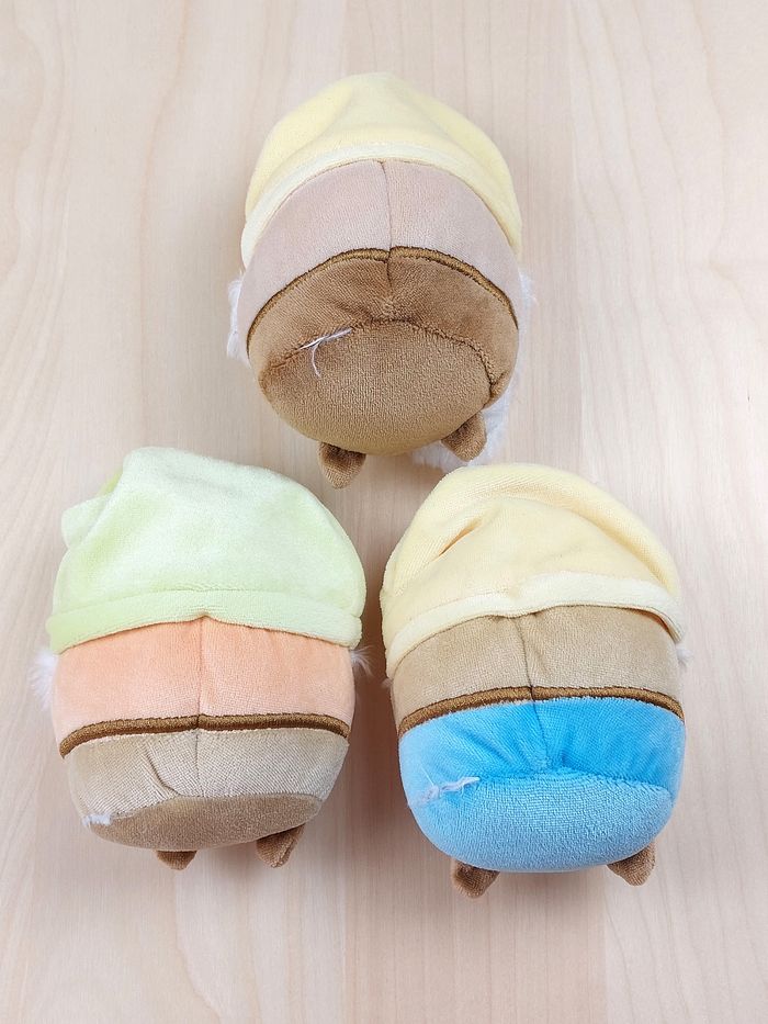 Lot 3 Peluches doudous sept nains tsum tsum Ufufy 13 cm Prof, Atchoum, Joyeux Disney - photo numéro 2