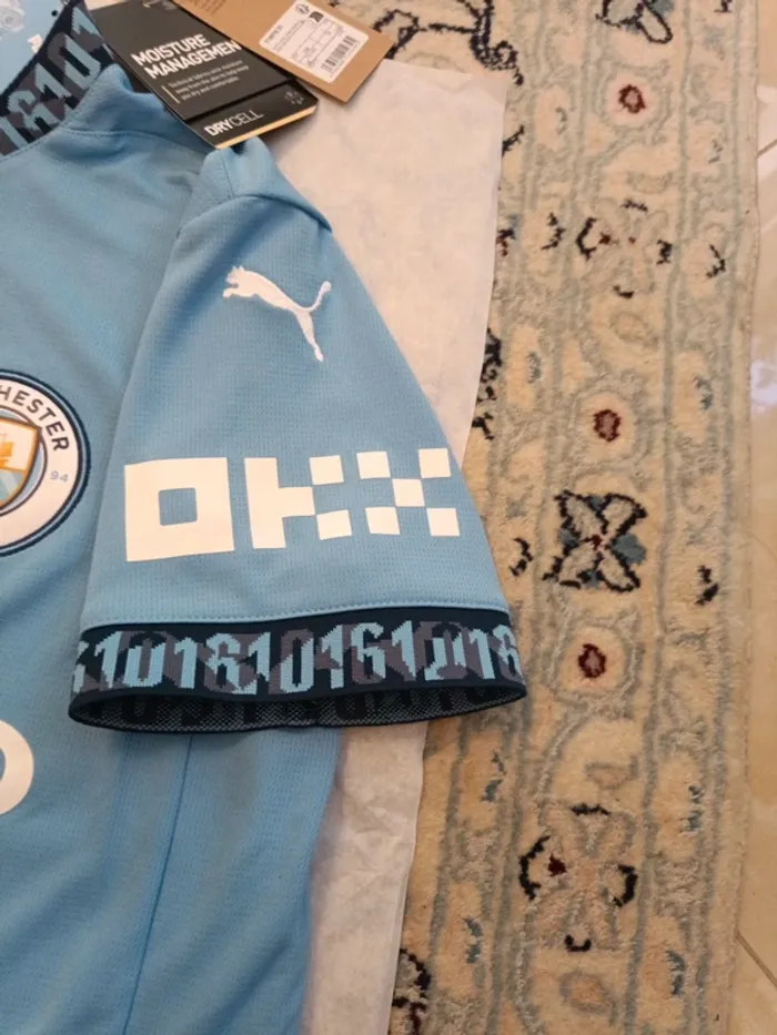 Maillot de foot Puma équipe Manchester City 2024/2025 taille 13/14 ans authentique neuf - photo numéro 6