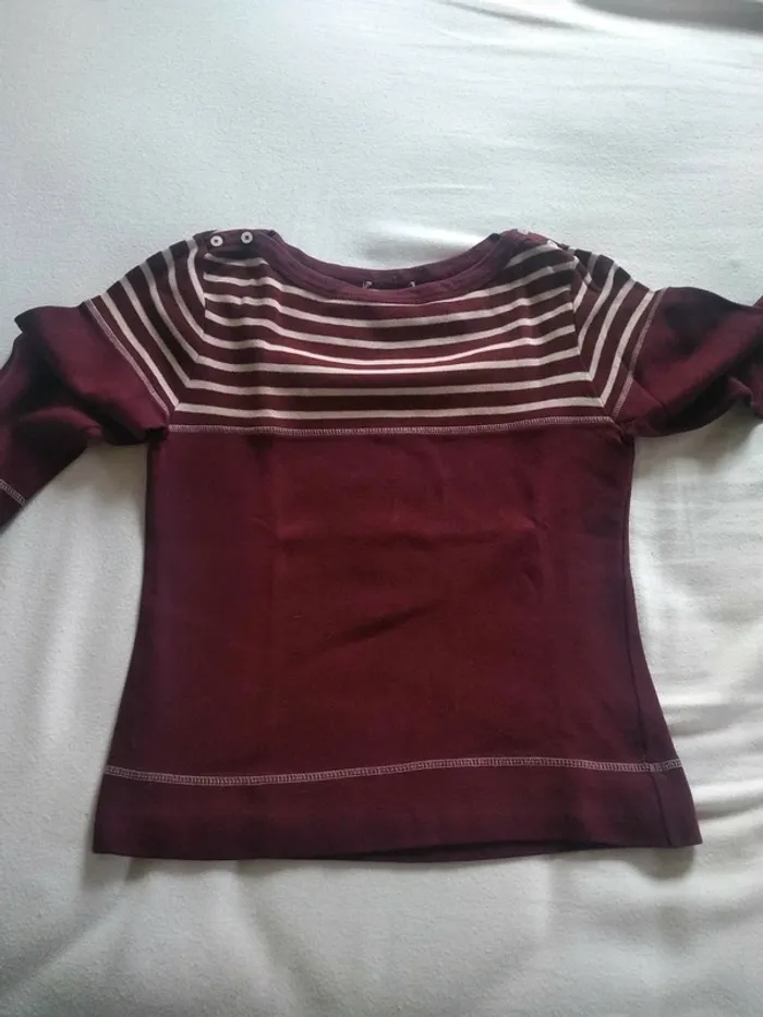 Tee Shirt Femme Manches 3/4 Col bateau - photo numéro 2