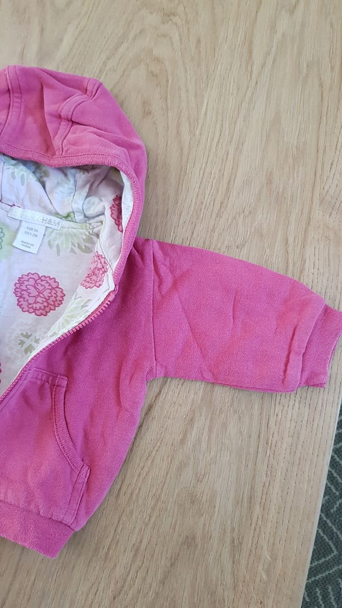 Tenue bébé fille 1 mois pantalon et veste assortie - photo numéro 5