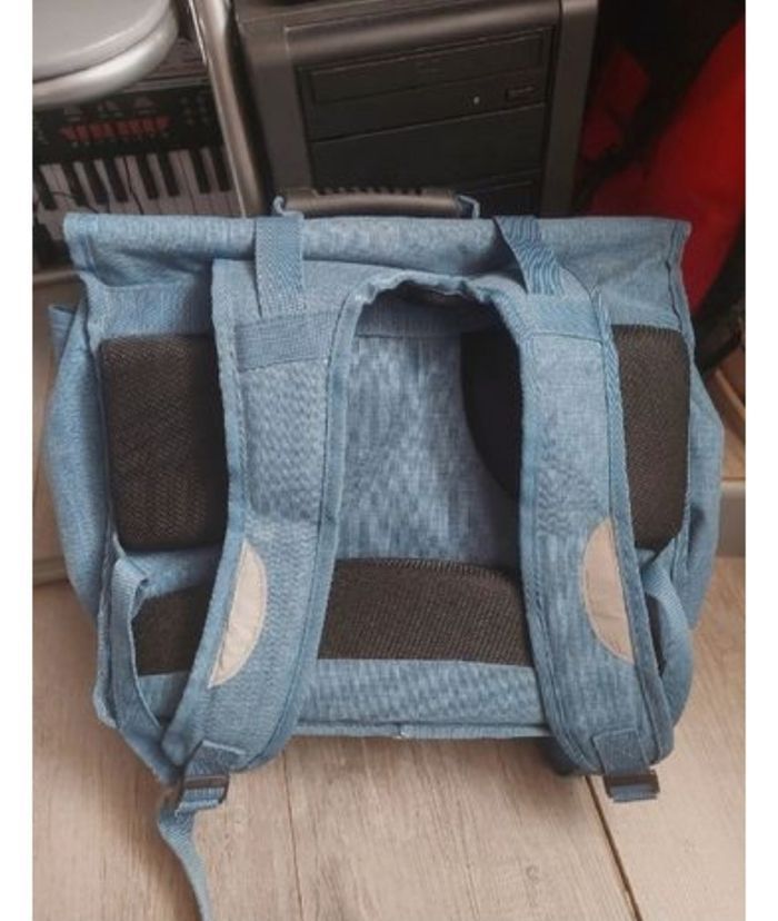Sac cartable école Lollipop's bleu denim girly BE 🎒 - photo numéro 2