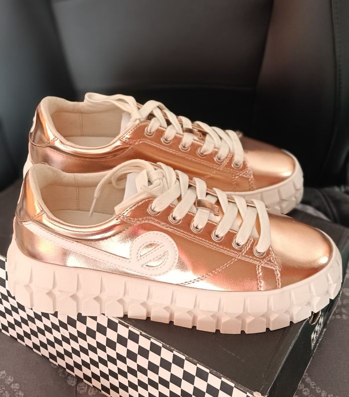 Baskets Femme, NO NAME play sneaker W, Rose-Gold. Pointure 38. Neuves. - photo numéro 3