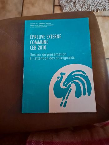 Épreuve externe commune ceb 2010