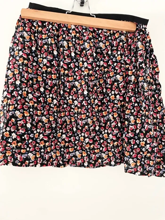 Jupe American vintage motif fleuri taille M