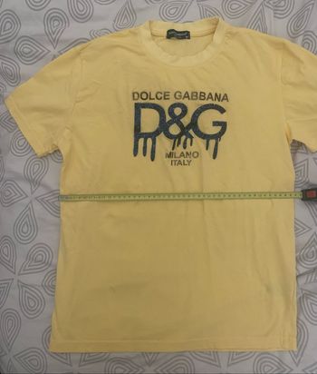 TEE shirt dolce et gabana couleur jaune taille M