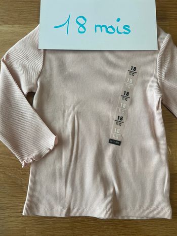 T shirt manches longues neuf 18 mois