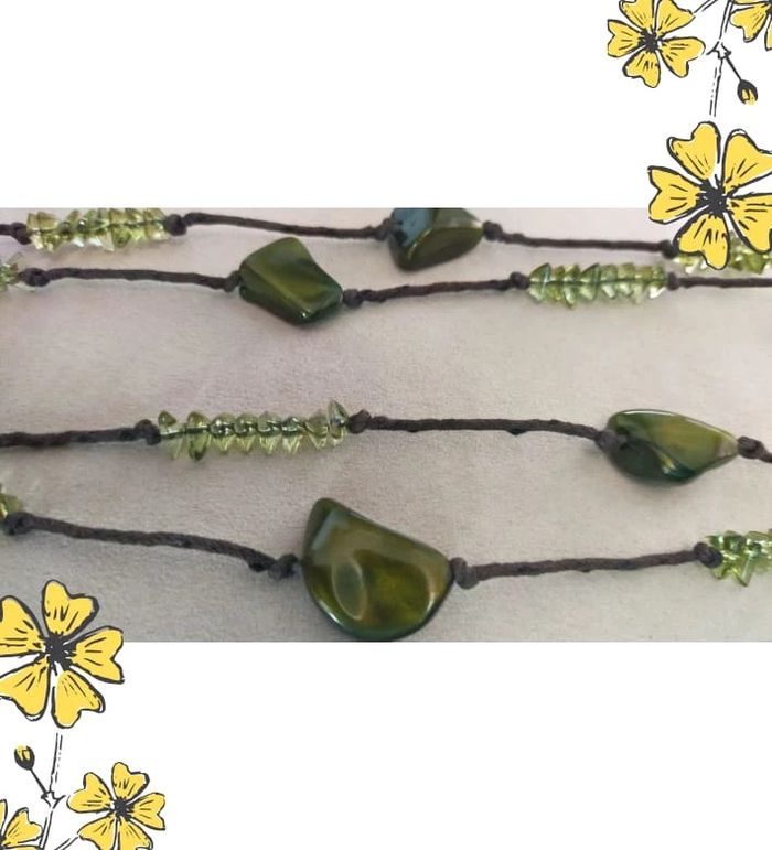 Collier Vert d’Aventure _ Collection Émeraude Urbaine - photo numéro 3