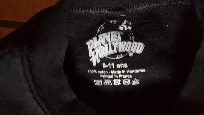 Sweat polaire garçon 9-11 ans noir Planet Hollywood - photo numéro 3