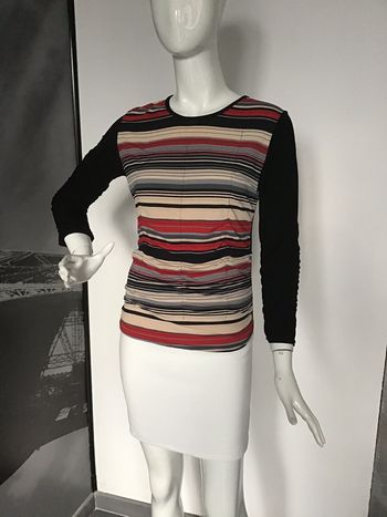 Haut vintage rayé devant