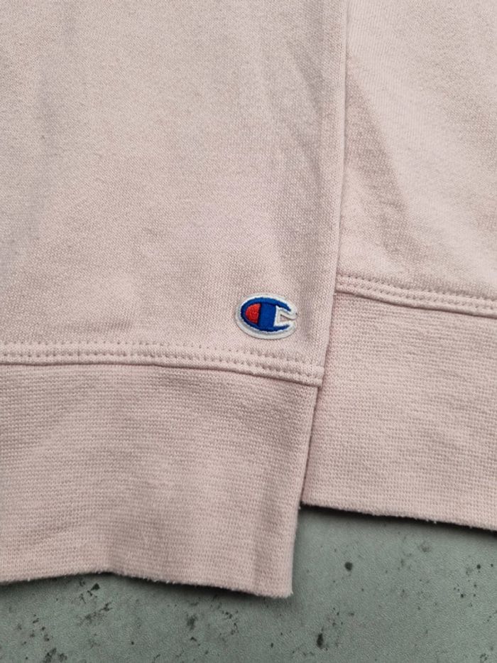 Sweat à capuche Champion rose – Taille S Femme (mesures en photos) - photo numéro 9